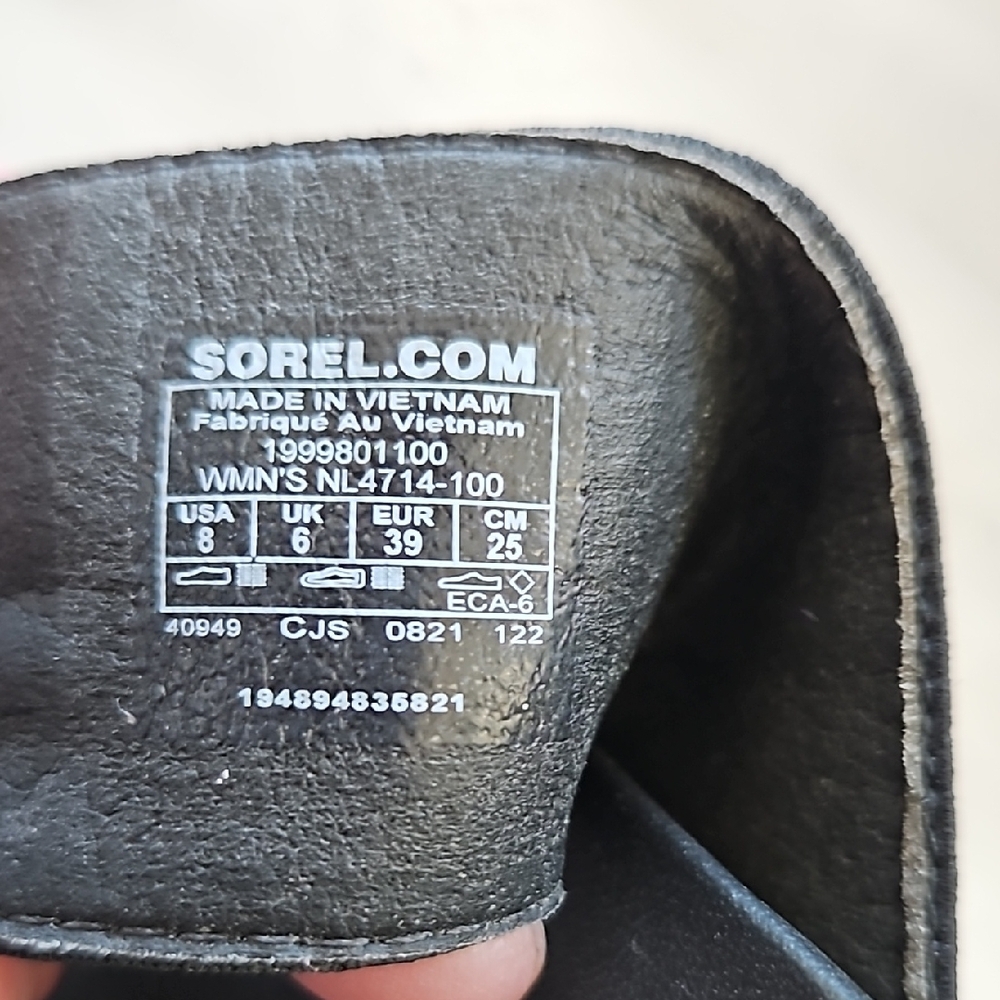 Sorel Black and Gray Shoes - Picture 2 of 6